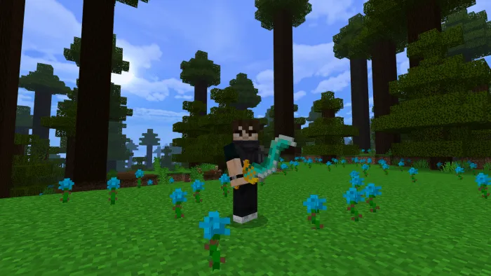 Weapons from Minecraft Dungeons Addon screenshot