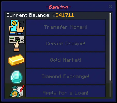 Bank & Exchange Mod / Addon screenshot