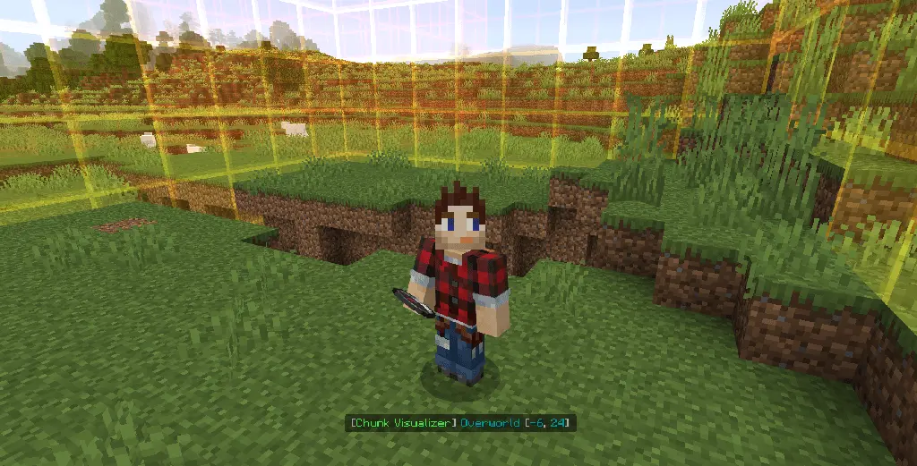 Bedrock Chunk Visualizer Mod / Addon screenshot