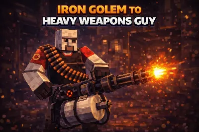 Iron Golem to Heavy Weapons Guy – Addon / Texture Pack thumbnail