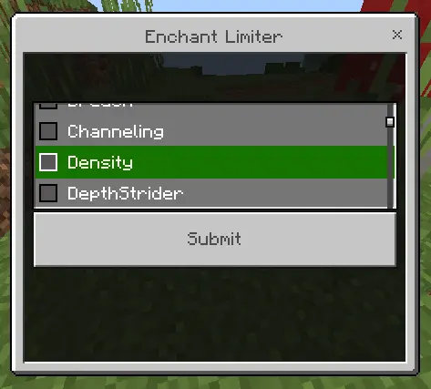 Enchantment level limiter Mod / Addon screenshot