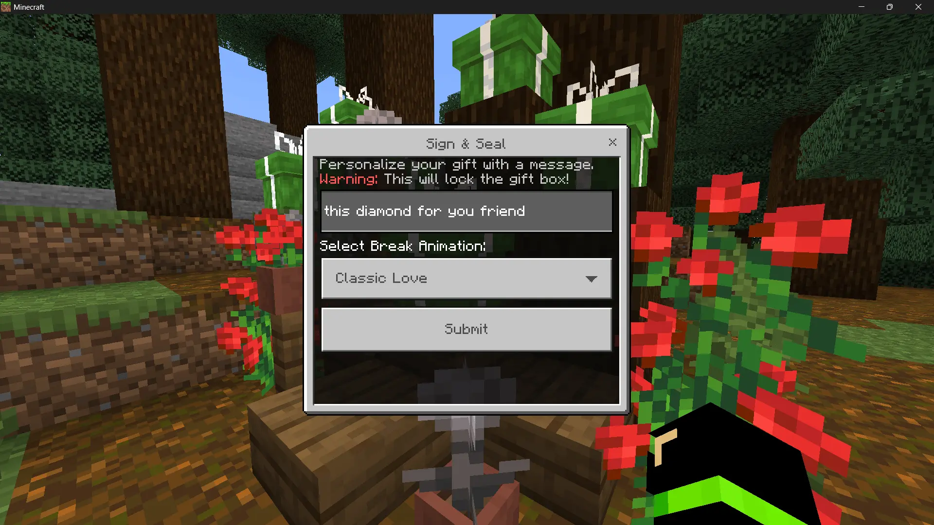 Gifts Systeme Mod / Addon screenshot