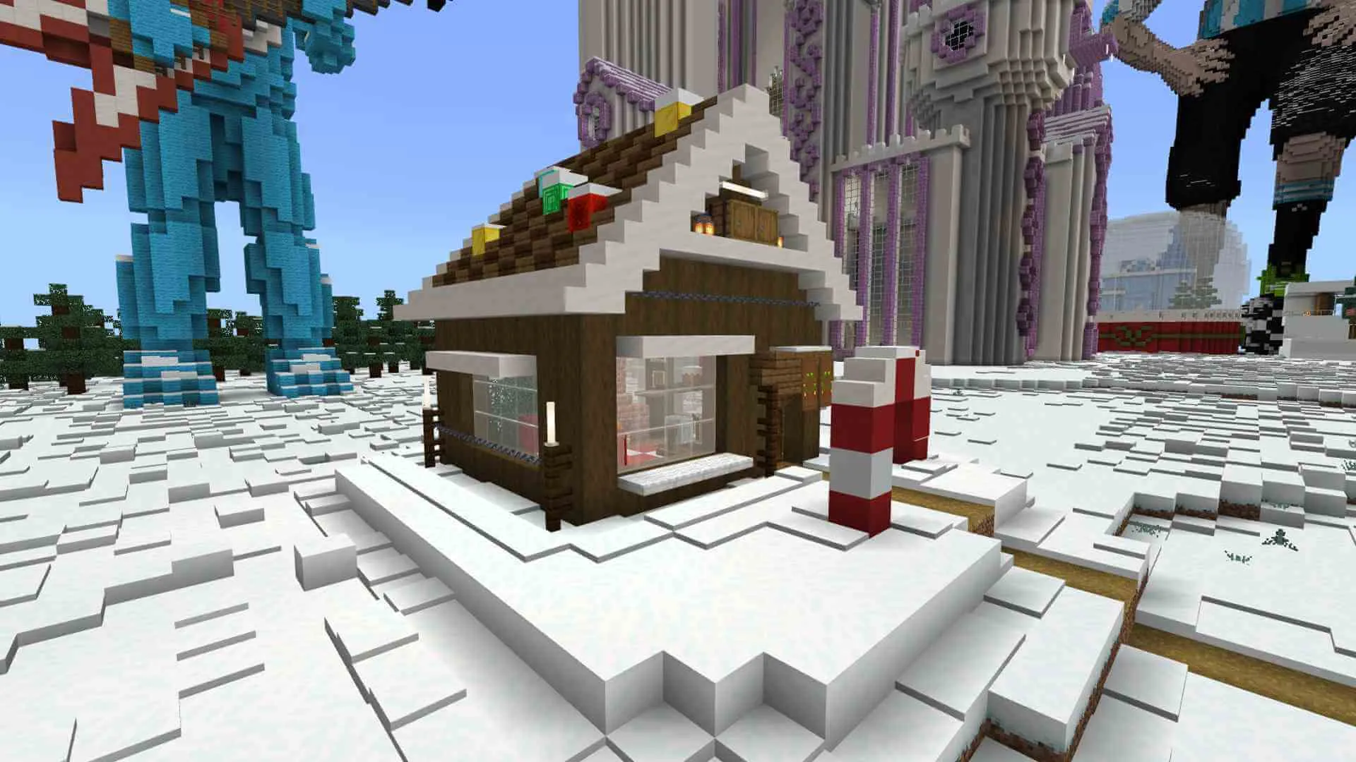 Minecraft Christmas City Map screenshot