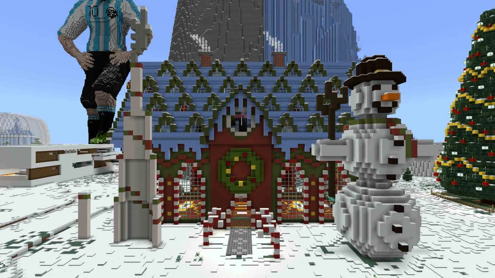 Minecraft Christmas City Map screenshot