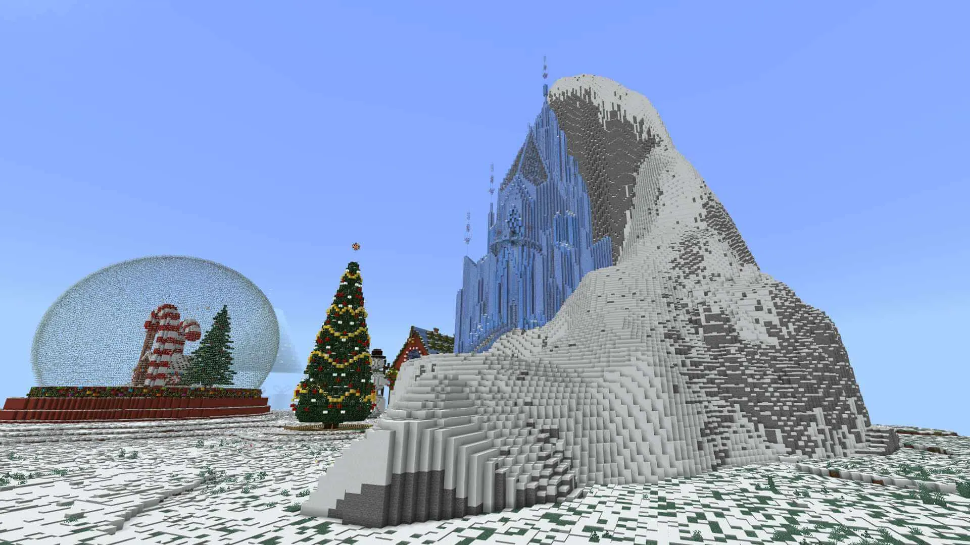 Minecraft Christmas City Map screenshot