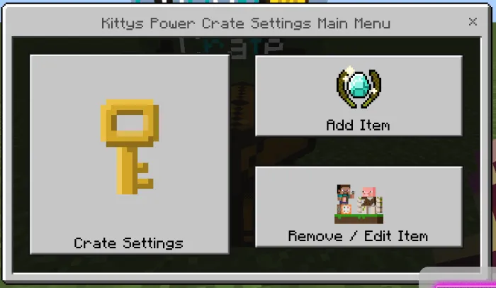 Kittys Crates Addon screenshot