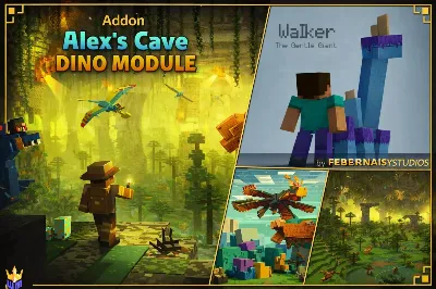 Alex cave dino Module Mod / Addon thumbnail
