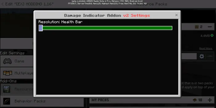 Damage Indicator Add-on screenshot