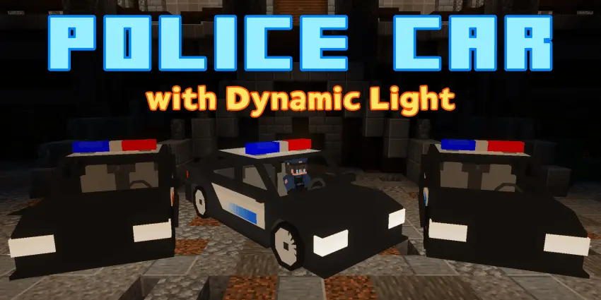 Police Car with Dynamic Light Mod / Addon thumbnail