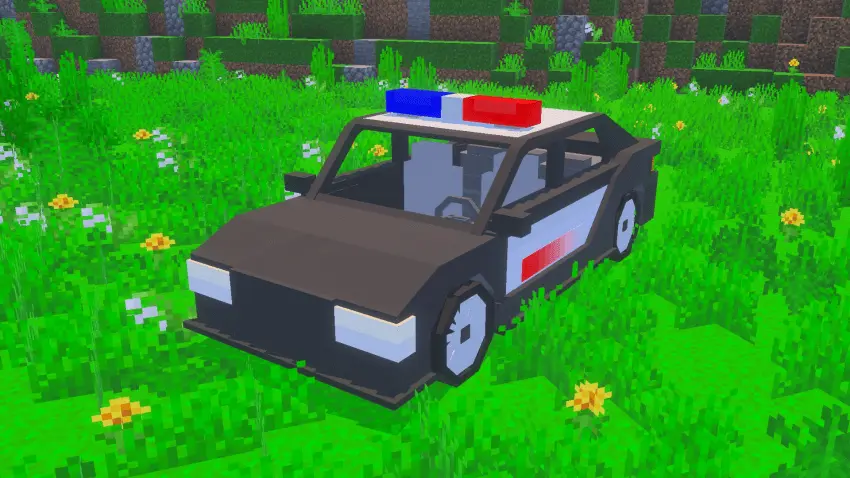 Police Car with Dynamic Light Mod / Addon screenshot