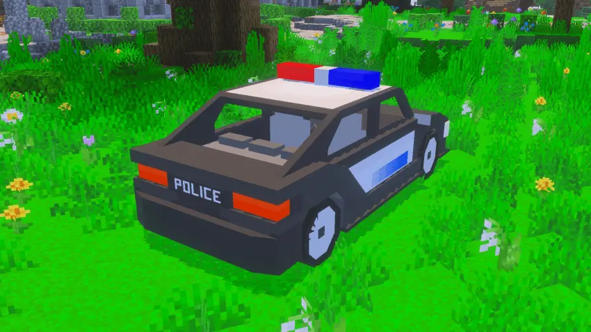 Police Car with Dynamic Light Mod / Addon screenshot