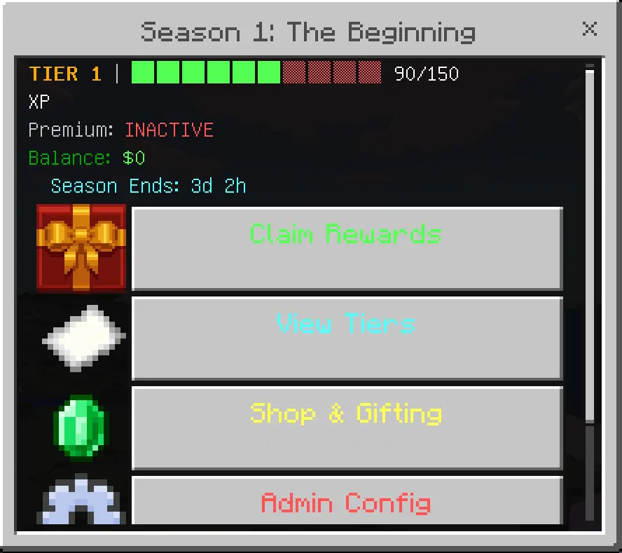 Ultimate Battle Pass System Mod / Addon screenshot