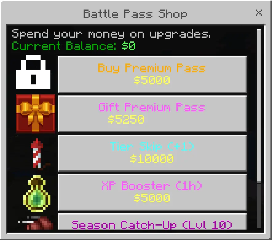 Ultimate Battle Pass System Mod / Addon screenshot