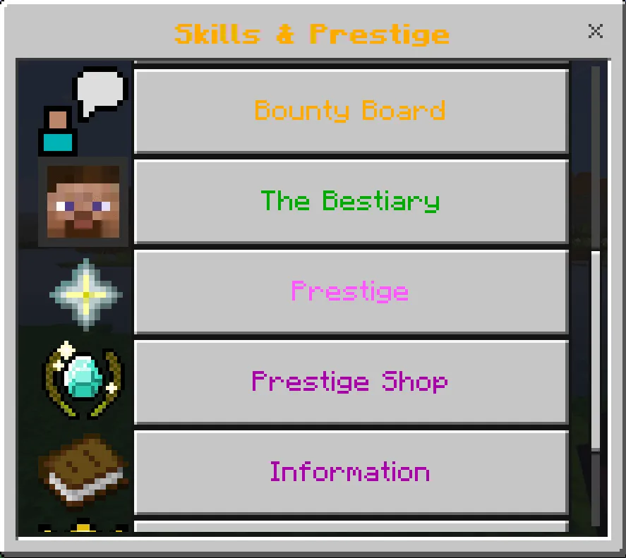 RPG Skills & Prestige: Evolved Mod / Addon screenshot