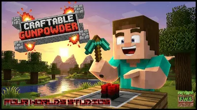 Craftable Gunpowder Mod / Addon thumbnail