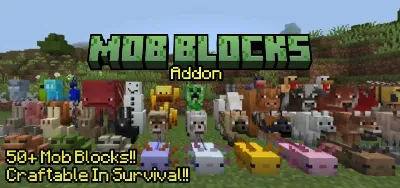 Mob Entity Blocks Mod / Addon thumbnail
