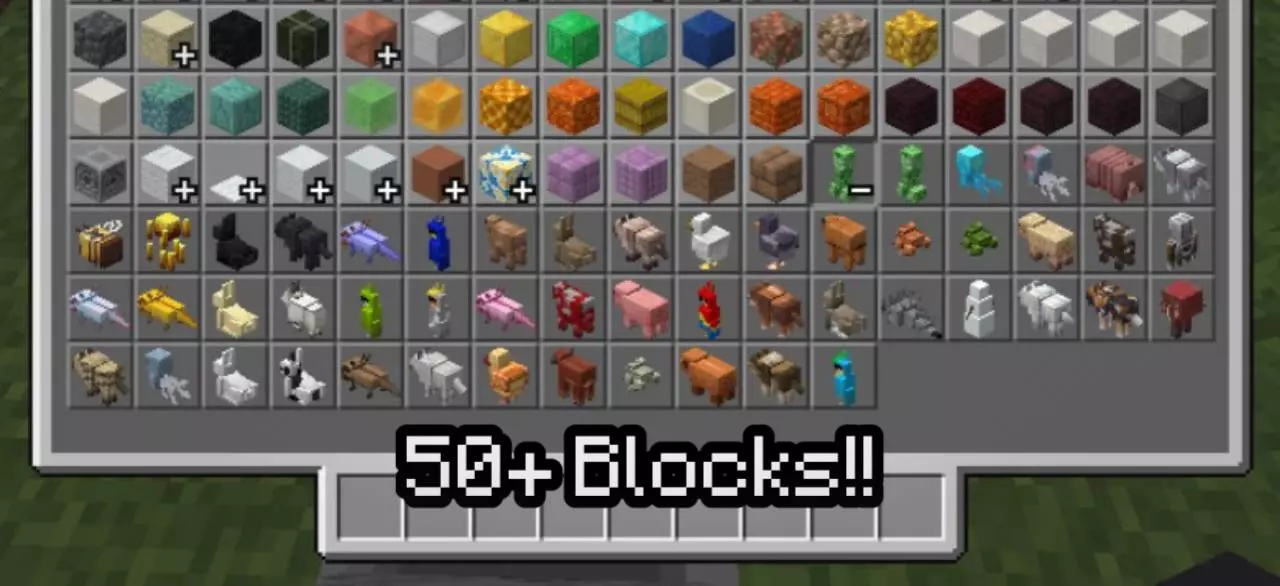 Mob Entity Blocks Mod / Addon screenshot
