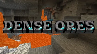 Dense Ores: Bedrock edition! Mod / Addon thumbnail