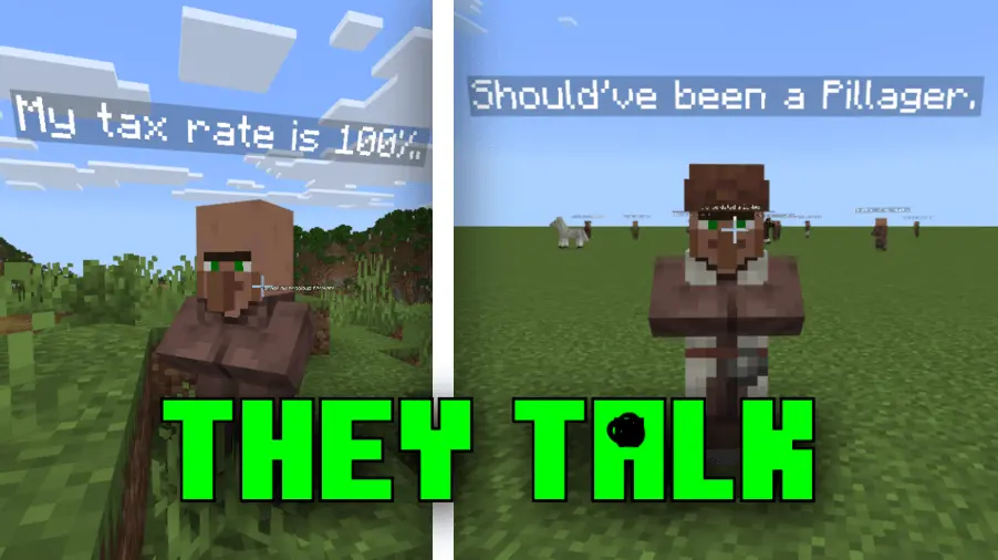 Talking Villagers Mod / Addon thumbnail