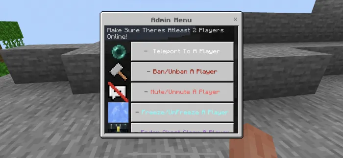 Admin Menu Addon screenshot
