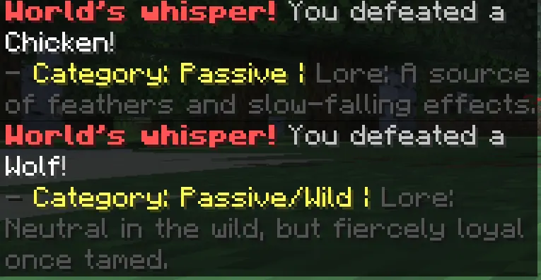 The World's Whisper Mod / Addon screenshot
