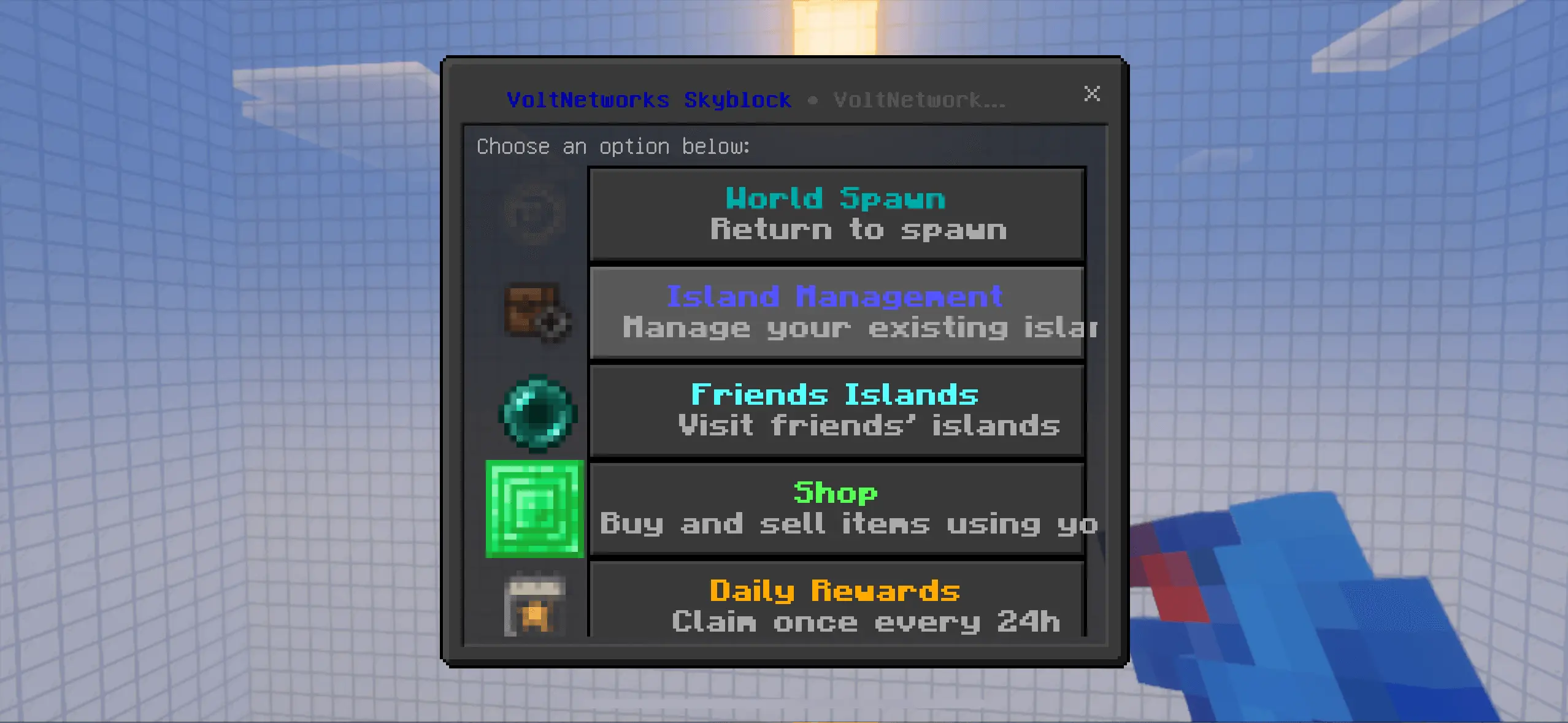VoltNetworks Skyblock GUI Mod / Addon screenshot