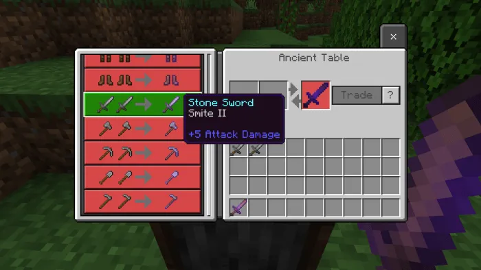 Enchanting Ancient Table Addon screenshot