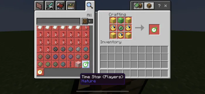 Time Stop Addon screenshot
