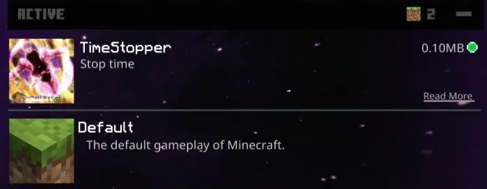 TimeStop Addon screenshot