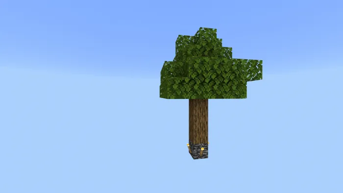 One Block Skyblock Map screenshot