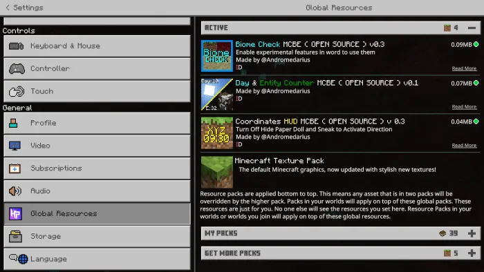 Day & Entity Counter – Addon / Texture Pack screenshot