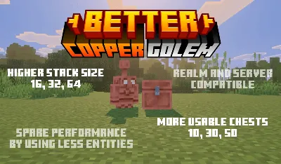 Better Copper Golem Mod / Addon thumbnail