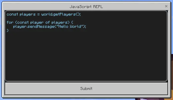 Script Interpreter Mod / Addon screenshot