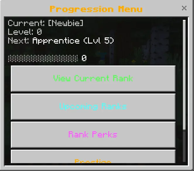 Ascension X — The Chat Rank 1000‑Level Ladder Mod / Addon screenshot