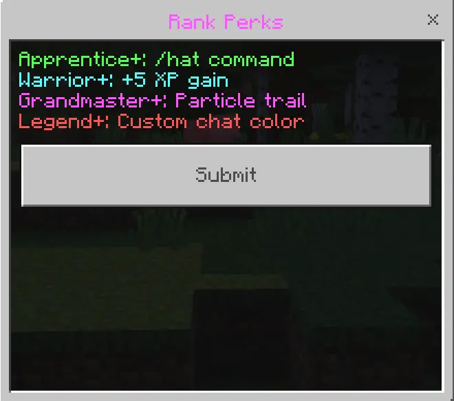 Ascension X — The Chat Rank 1000‑Level Ladder Mod / Addon screenshot