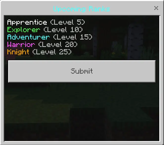Ascension X — The Chat Rank 1000‑Level Ladder Mod / Addon screenshot