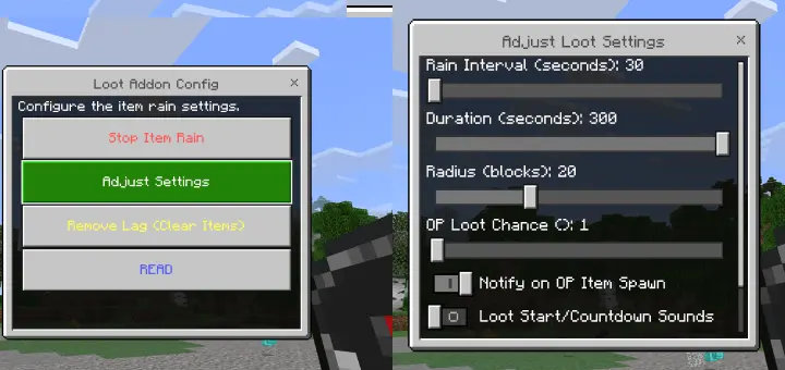 OP Item Rain Mod / Addon screenshot