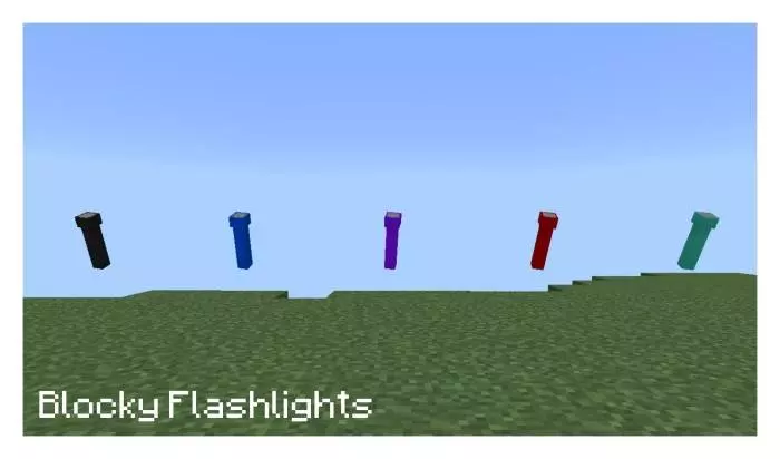 Blocky Flashlights Mod / Addon screenshot