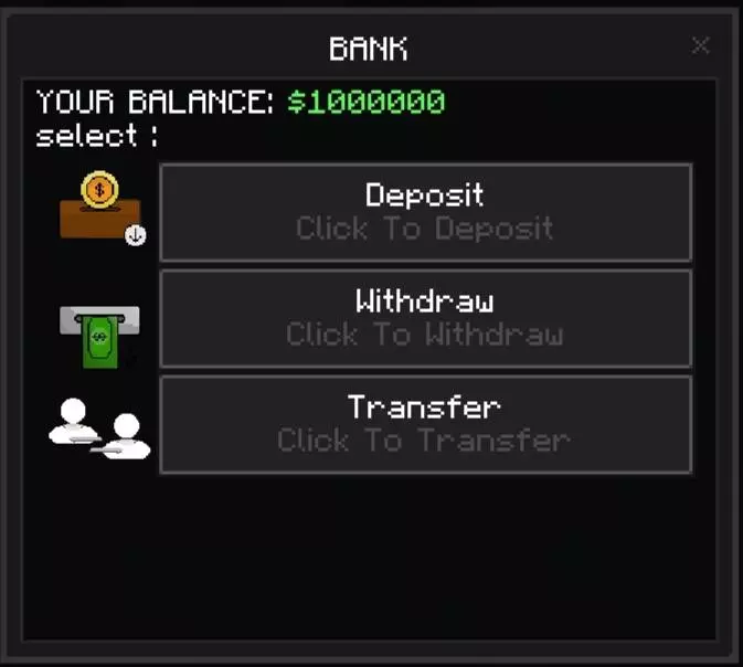 Simple Bank System Mod / Addon screenshot