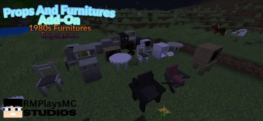 Props And Furnitures 1980s Furnitures Expansion Mod / Addon thumbnail