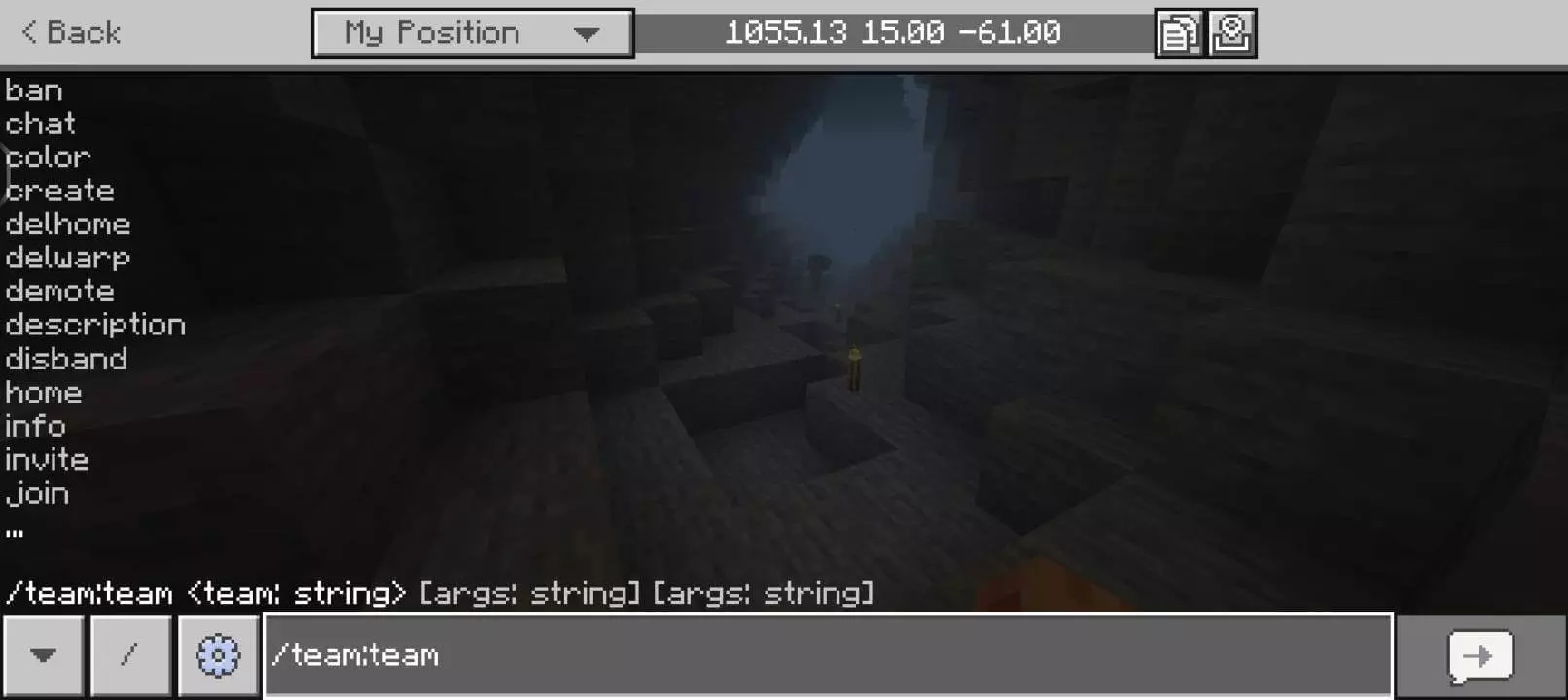 BedrockTeams Mod / Addon screenshot