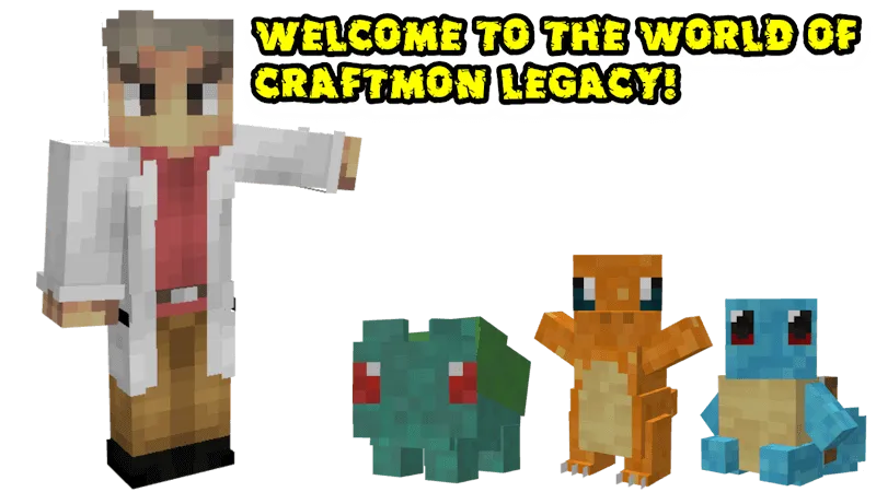Craftmon Legacy [A Pokemon Addon] Mod thumbnail