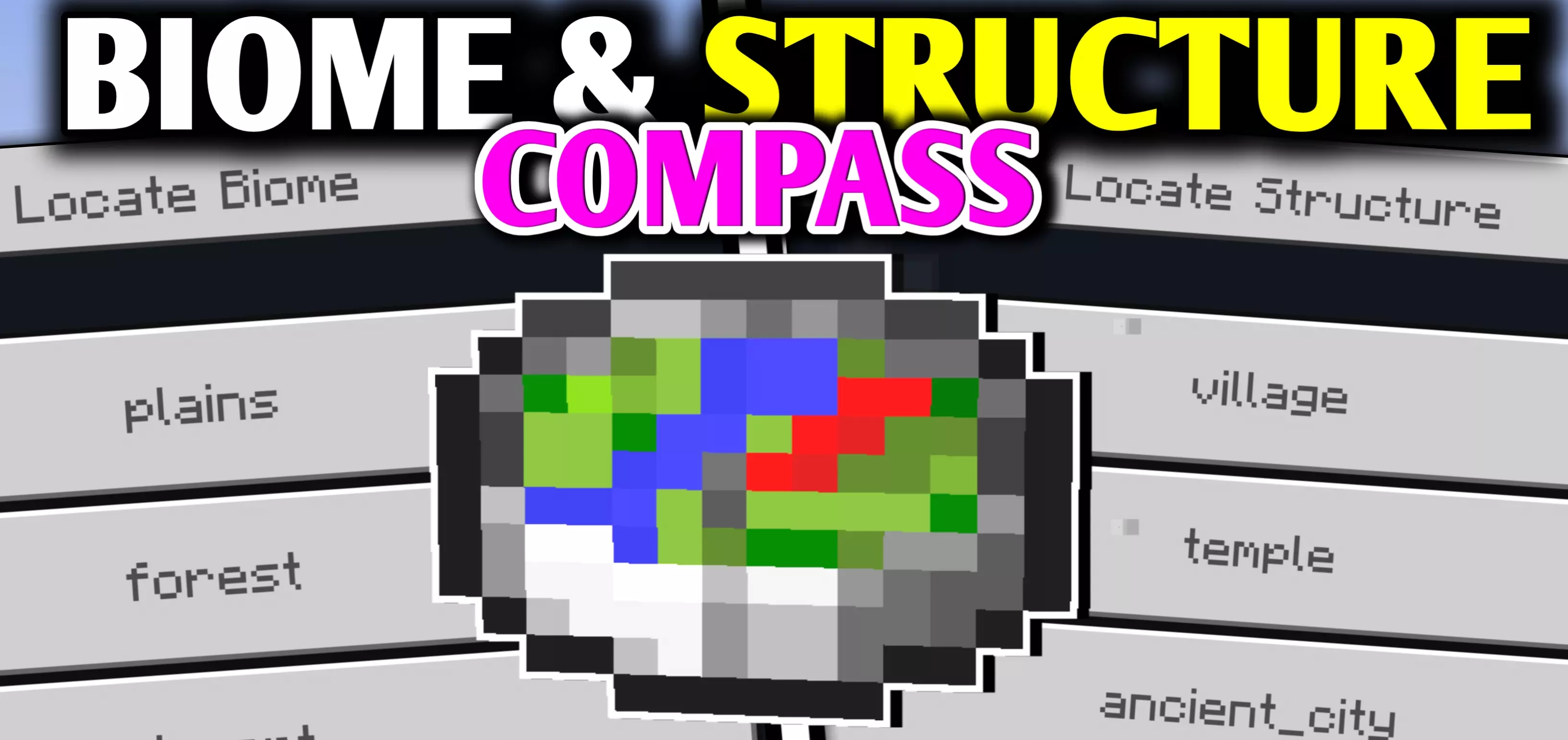 Biome and Structure Compass Mod / Addon pic 4