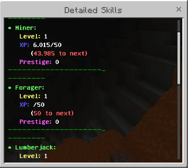Skill Levels and Prestige System Mod / Addon screenshot