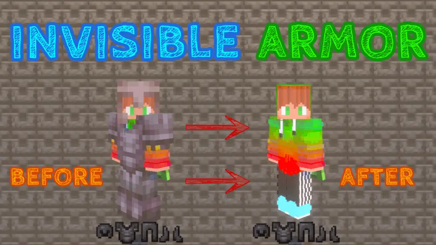 Invisible Armor (All Types of Armor) – Addon / Texture Pack thumbnail