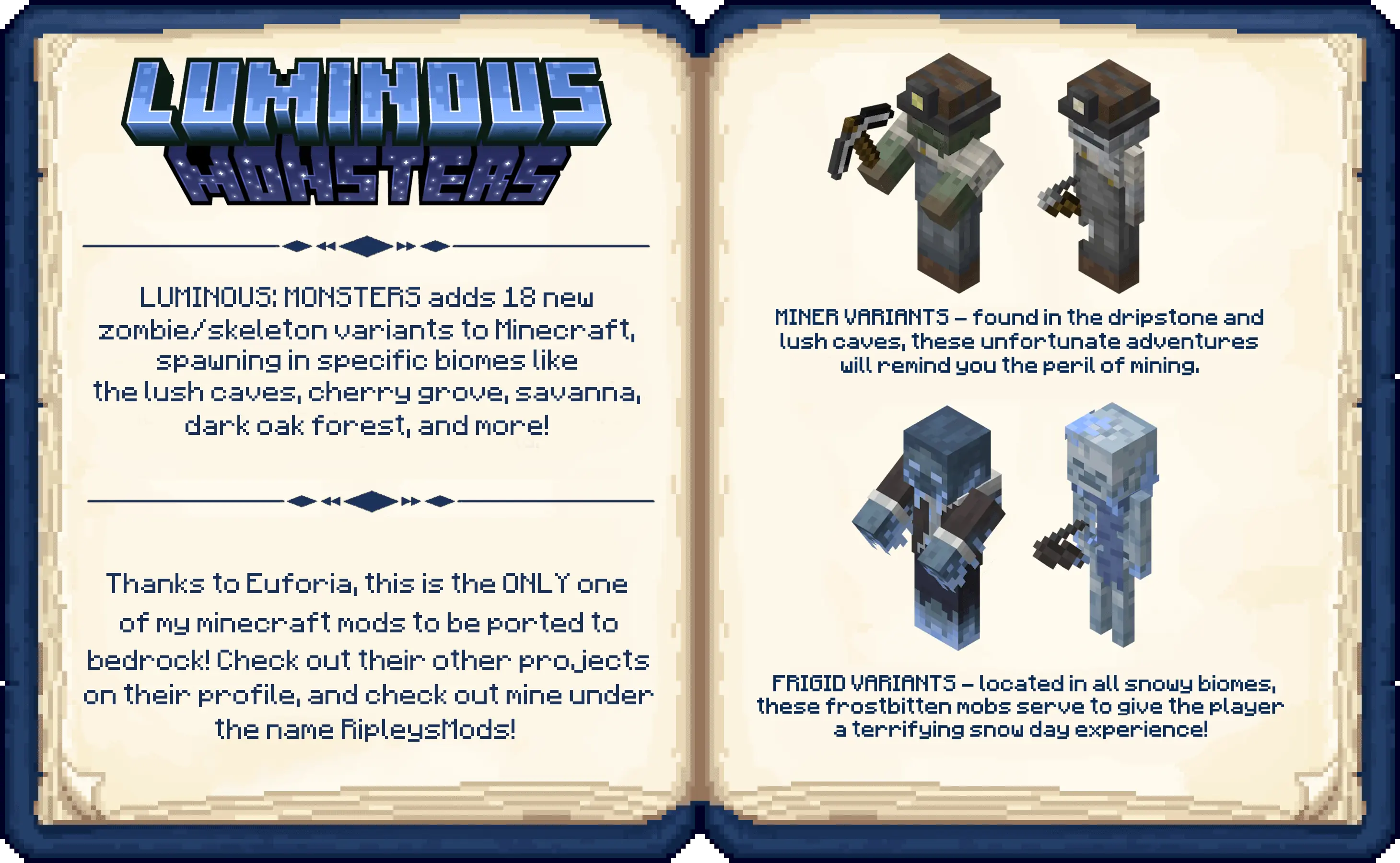 LUMINOUS: MONSTERS Mod / Addon screenshot