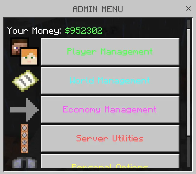 Essential menu Mod / Addon screenshot