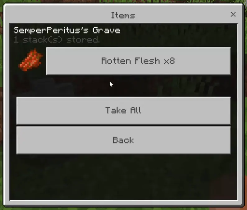 Gravestone | Death Chest Addon pic 3