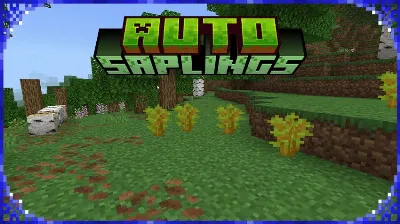 Auto Plant Saplings Mod / Addon thumbnail