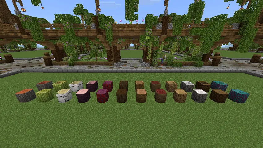 Hollow & Round Logs Mod / Addon screenshot